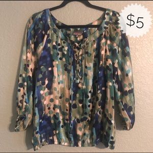 Roz&Ali 3/4 sleeve Blouse